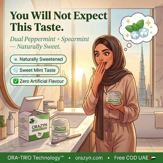 ORAZYN Advanced Teeth Whitening Powder — Sweet Mint